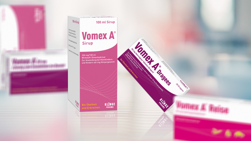 Vomex A® hilft schnell und effektiv gegen Übelkeit.