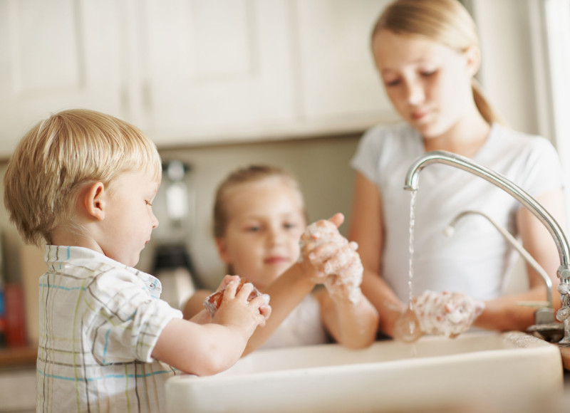 Infektionszeit: Richtig Hände waschen